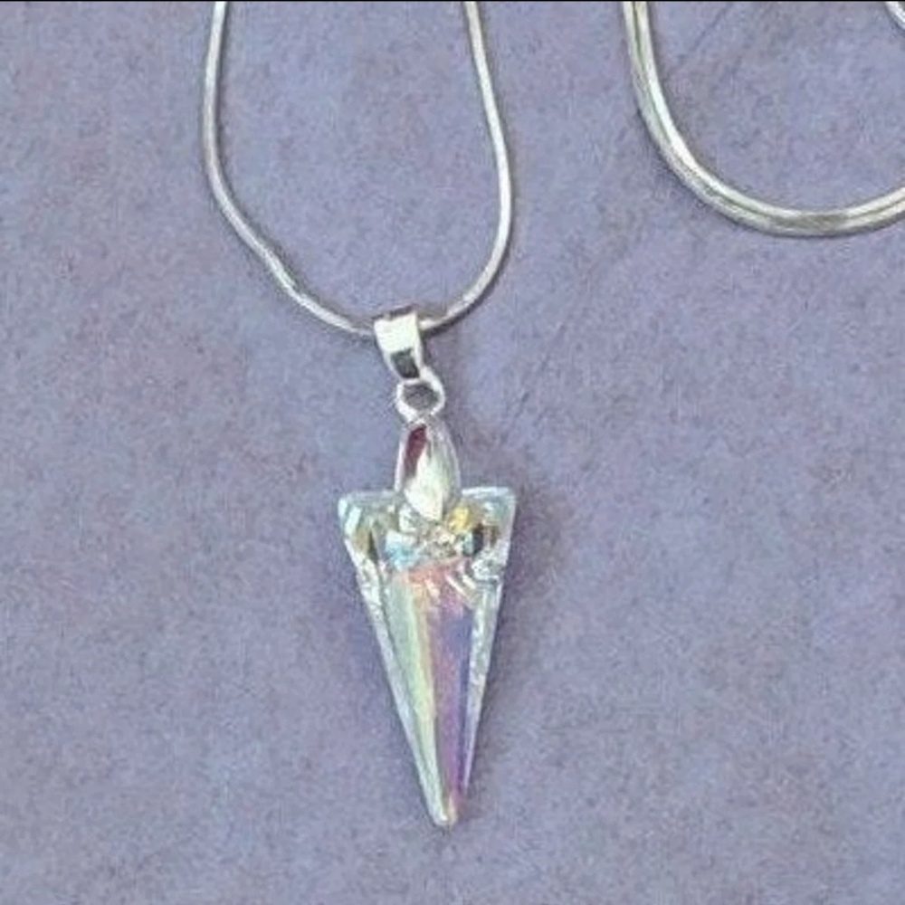 Stunning Swarovski Large Spike Necklac